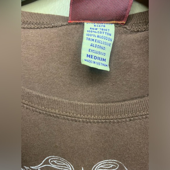 Hard Rock Cafe New York ladies brown t-shirt size Medium - Picture 4 of 4